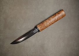 Balitsky Knife Yakut, Steel HA12MF, Handle Stabilized Karelian Birch, Full Length 285mm