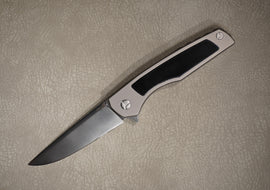 Biryukov Folding knife M390 Number 10 2D