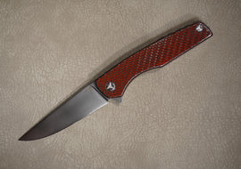 Biryukov Folding knife S125V Number 10 carbon