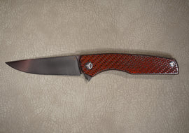 Biryukov Folding knife S125V Number 10 carbon