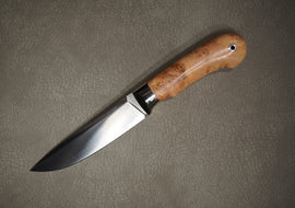 Biryukov Knife ELMAX-1, Handle Stabilized Elm, HRC 61