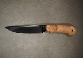 Biryukov Knife ELMAX-1, Handle Stabilized Elm, HRC 61