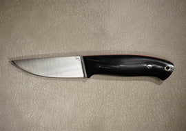Kruchkov Knife Lovchi, Steel Elmax, Handle G10, Full Tang, Mosaic Pin, Red Liners