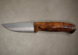 Kruchkov Knife Hunter, Steel Elmax, Full Tang, Handle Iron Wood, Full Length 220 mm