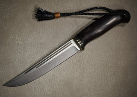 Boot Knife, Steel KH12MF, Handle Hornbeam, Full Length 305mm