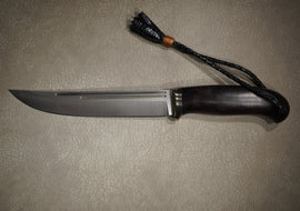 Boot Knife, Steel KH12MF, Handle Hornbeam, Full Length 305mm