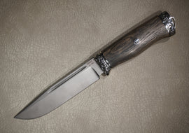 Knife Wolf, Steel Vanadis 10, Handle Stained Hornbeam, Through Handle Technology