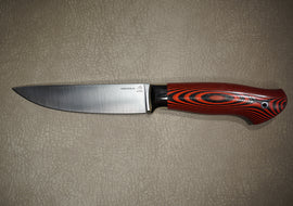 Biryukov Knife VANCRON 40 No 3 G-10 red 64-HRC Chrome Plated