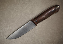 Kruchkov Knife Scout Steel M390 Full Tang Handle Stabilized Walnut Mosaic Pin Full Length 245 mm