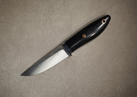 Kruchkov Skinning Knife Hunter Rain Drop Micarta Mosaic Pins Elmax Steel HRC 61