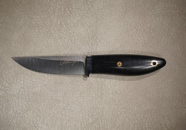 Kruchkov Skinning Knife Hunter Rain Drop Micarta Mosaic Pins Elmax Steel HRC 61