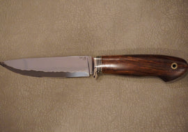 Biryukov Knife Number 4 laminate S390, Handle Ironwood, HRC 67