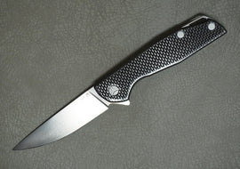 Biryukov Folding knife Sigma-1 S125V carbon HRC-64