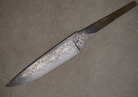 Matveev Blade Mosaic Damascus Size 150 x 28 x 4 mm  NOT SHARP